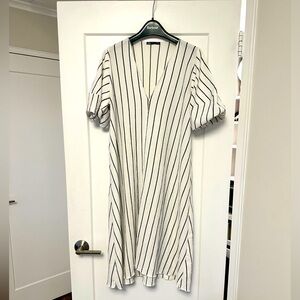 Zara flowy dress striped